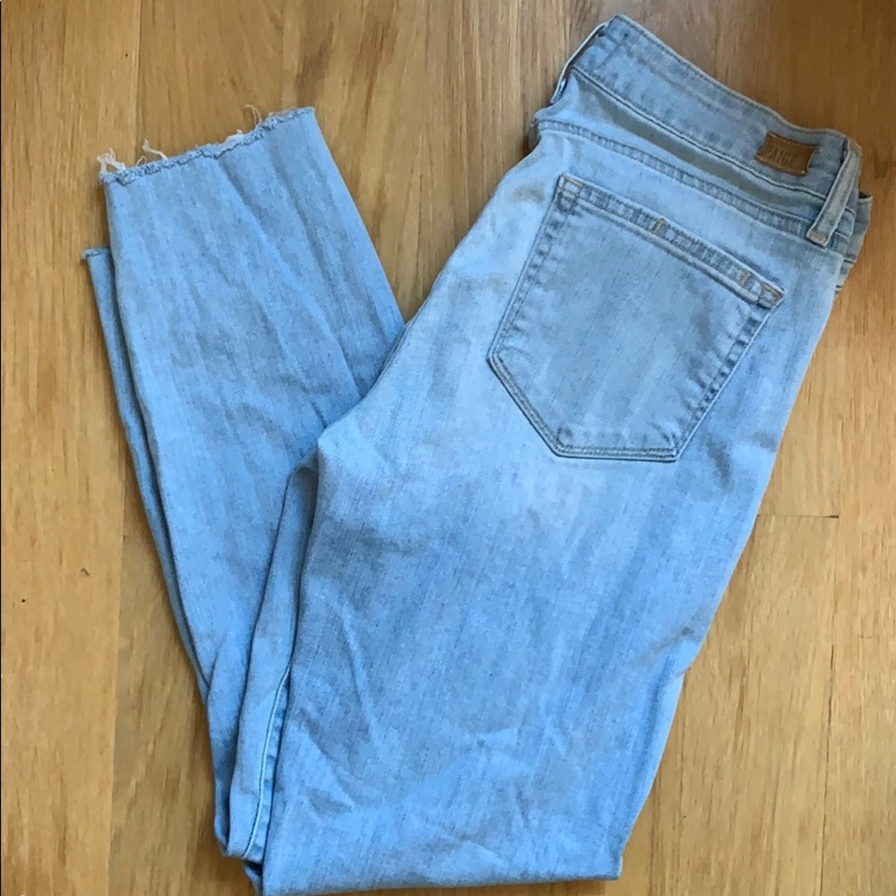Paige Light wash denim jeans